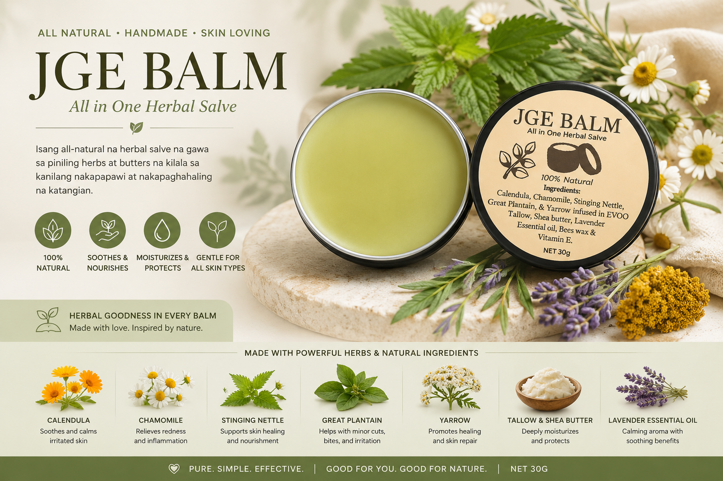 JGE Balm/Herbal Salve