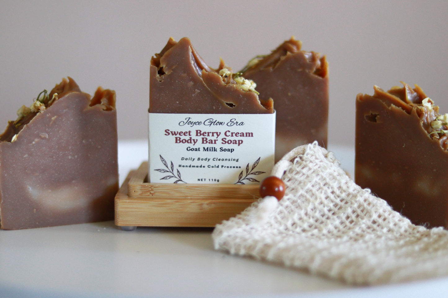 Sweet Berry Cream Goat's Milk Body Bar  Sold Out • Pre-Order Now Estimated Pickup &amp; Shipping: July 25–30, 2026